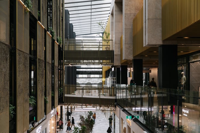 Walkways around Commercial Bay.
