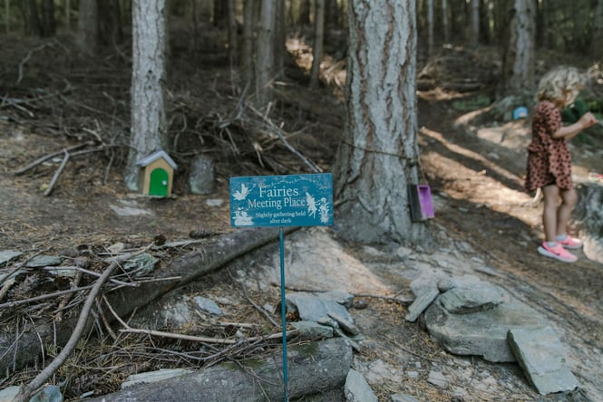 The fairy garden on Queenstown Hill.