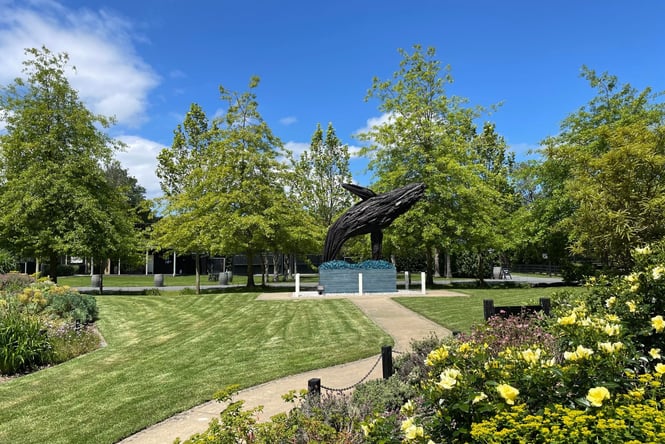 A sunny day at Sculptureum .