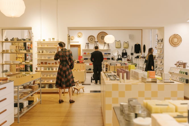 Beautiful homeware and objects on display at Frances Nation Shop