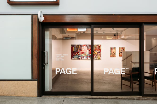 The outside of Page Galleries in Wellington.