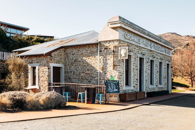 The exterior of a building in Cromwell Heritage Precinct.