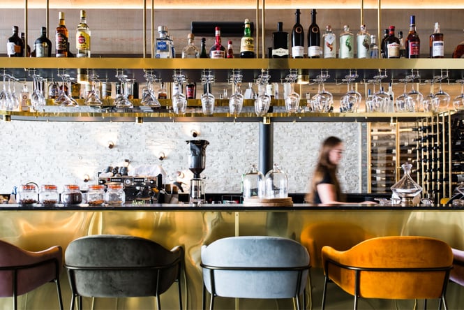 The bar at Kamana.