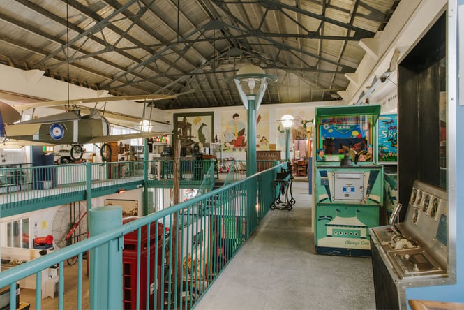 Inside the Faraday Centre.