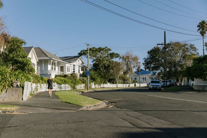 The sunny streets of St Mary's Bsy.