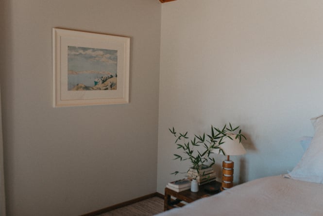 A bedroom at Kumiko's Guest House.