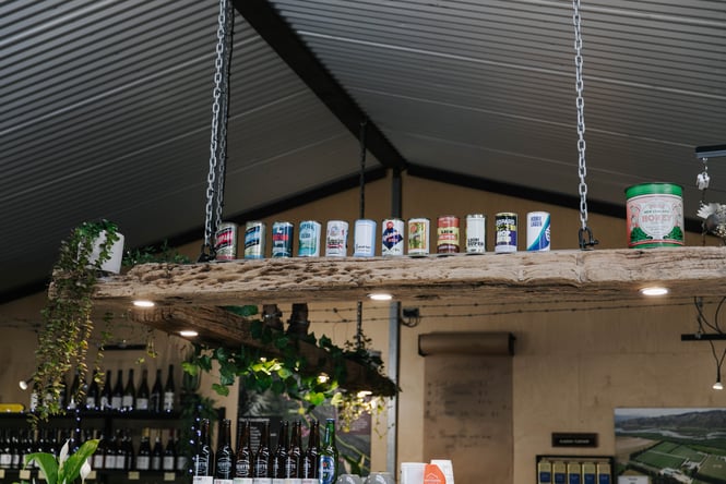 The tasting room.