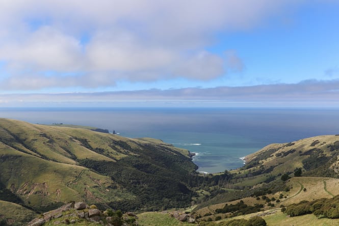 A view of Stony Bay from above.