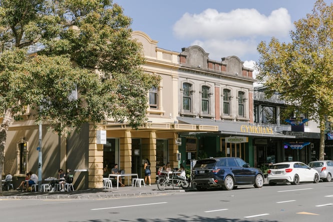 The Daily Bread shop in Ponsonby on a sunny day.