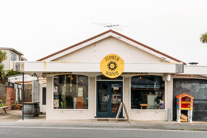 The exterior of Zephyr in Gisborne.
