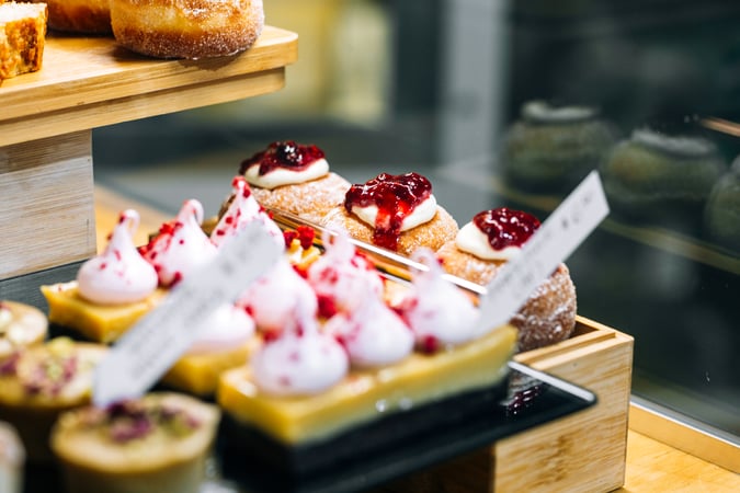 Pastries at Gather Food House in Frankton, Hamilton