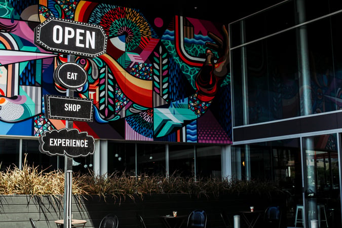 Entrance to The Colombo in Sydenham in Christchurch.