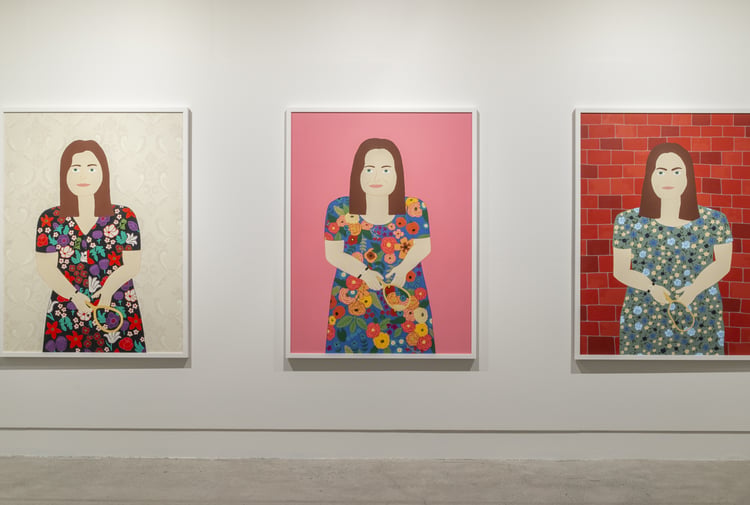 Three works by Ayesha Green.