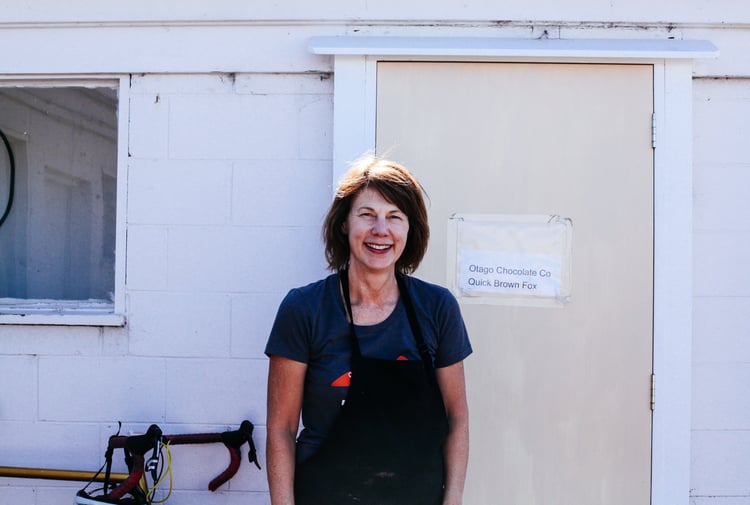 Liz Rowe of Otago Chocolate Company.