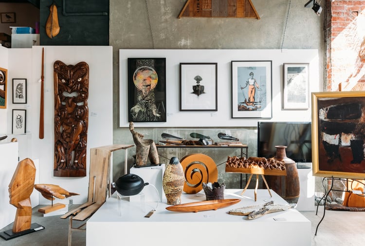 Homewares on display at Kura Wellington.
