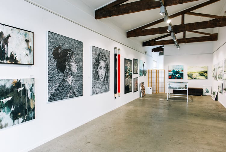 Inside Soul Gallery in Hamilton.