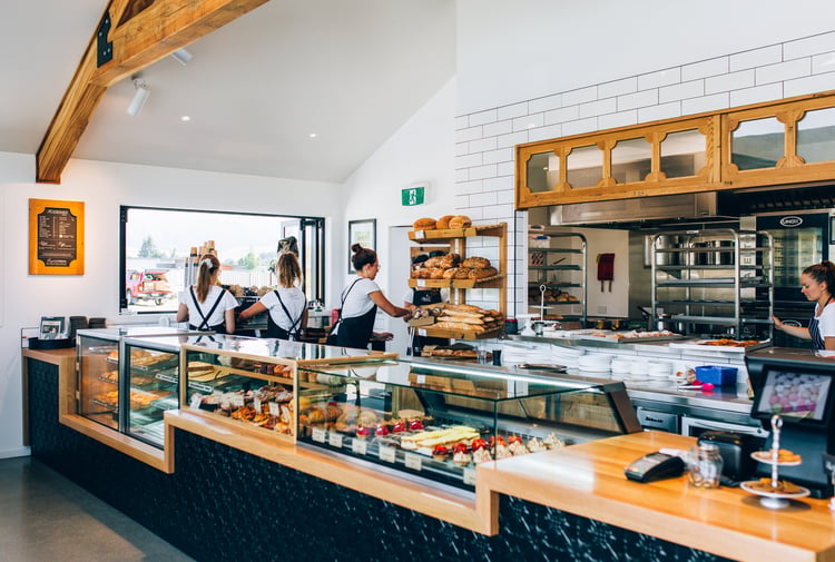 Pembroke Patisserie's cabinet filled with yummy treats