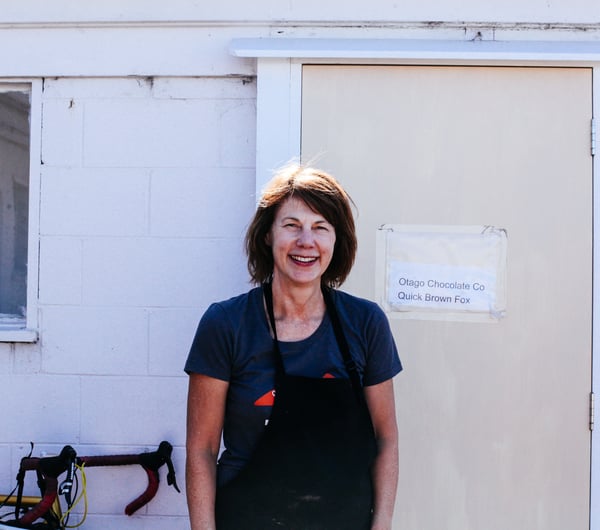Liz Rowe of Otago Chocolate Company.