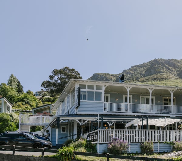 Ōtoromiro Hotel exterior in Govenor's Bay.