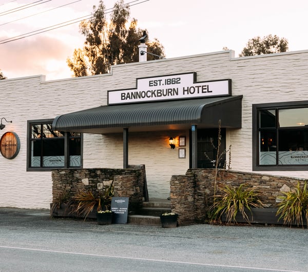 The exterior of Bannockburn Hotel in Central Otago