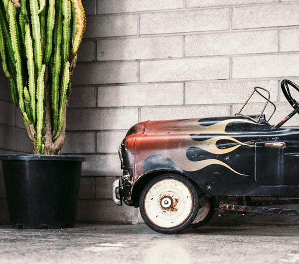 Flame car.