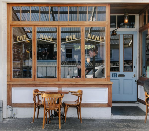 The building exterior of Civil and Naval in Lyttelton
