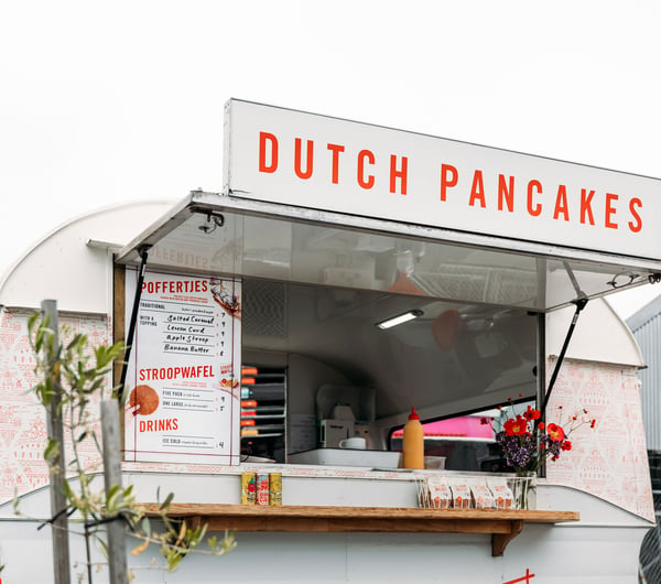 A Dutch Pancakes caravan.