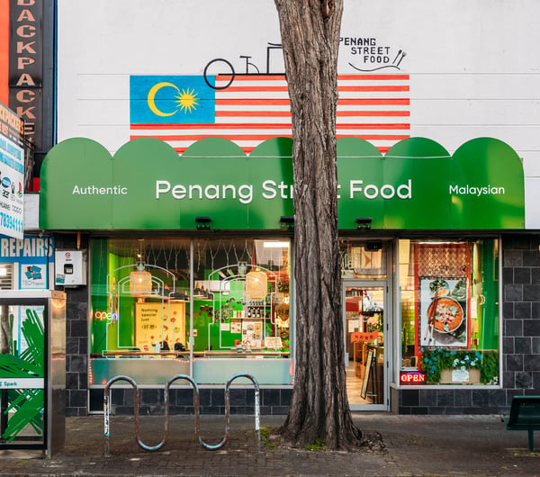 Building exterior of Penang Street Food.