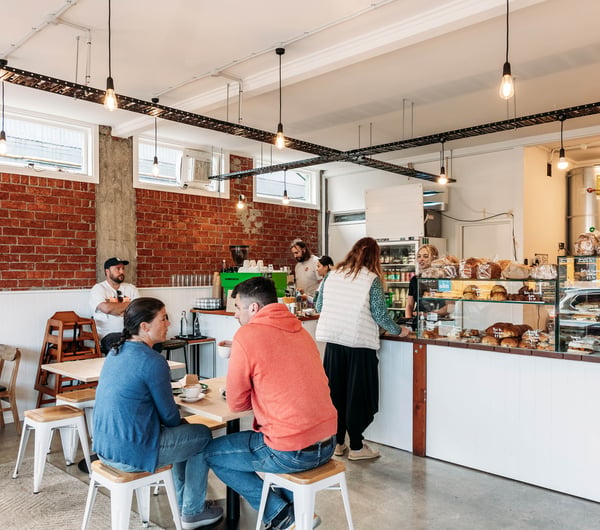 Interior of Shelly Bay Baker on Karori Road.