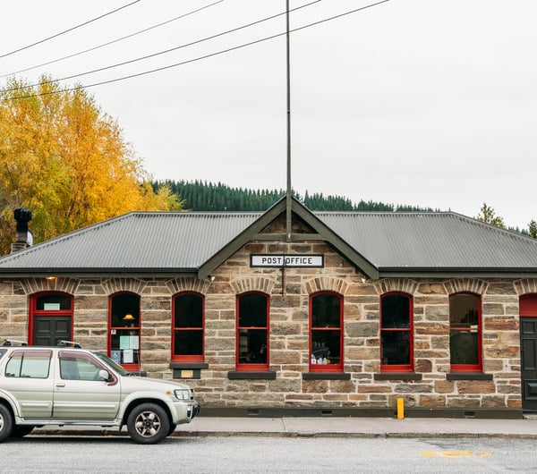 The exterior of The Post Office Cafe and Bar.