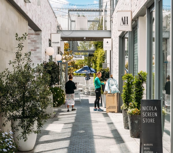 View of the alleyway at The Precinct.