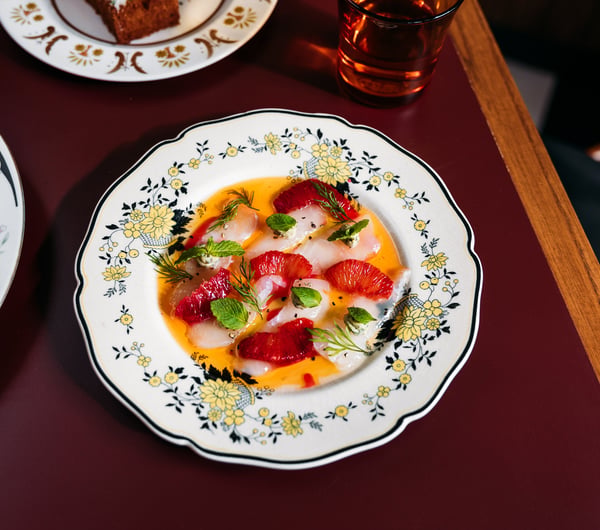 A dish on the table at The Ram.
