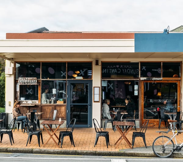 The exterior of Raumati Social Club.