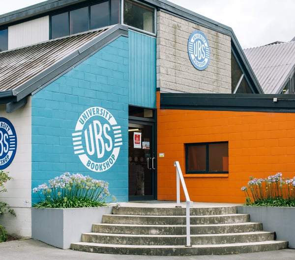 Entrance to the University of Canterbury Bookshop.