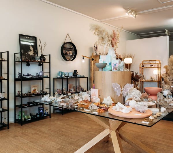 Shop interior of VVITCHMOUNTAIN.