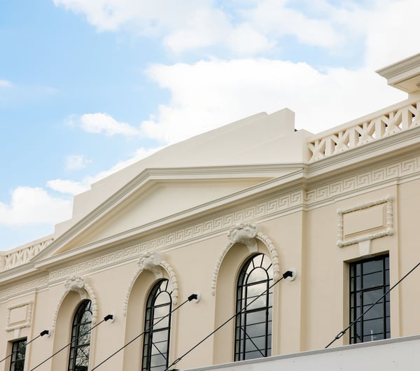 Facade of Waikato Regional Theatre.