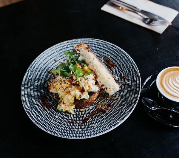 Brunch served in a Christchurch cafe offering the best brunch in the city.
