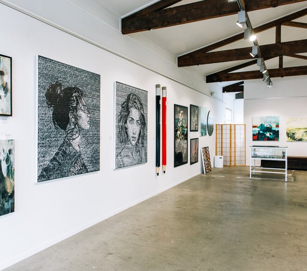 Inside Soul Gallery in Hamilton.
