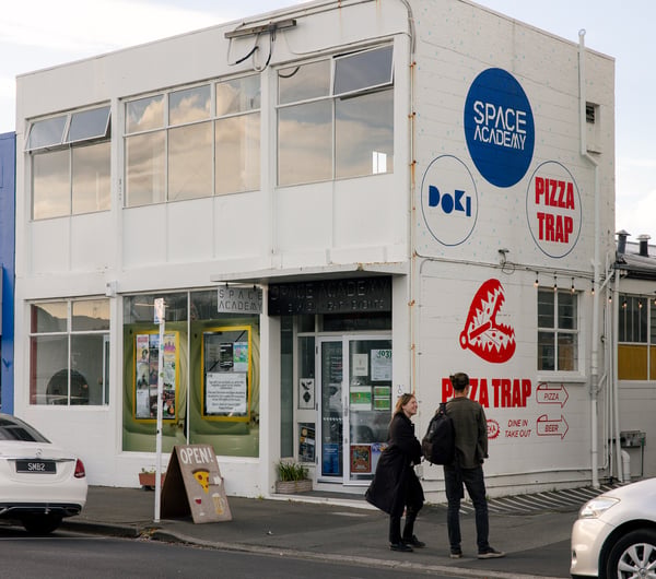 The exterior of Space Academy Christchurch.