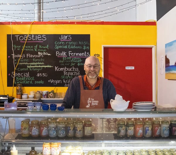Matt Morris from Urban Monk smiling to camera.