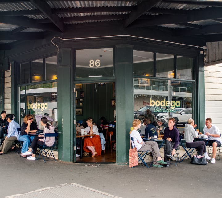 Exterior view of Ponsonby's Bodega.