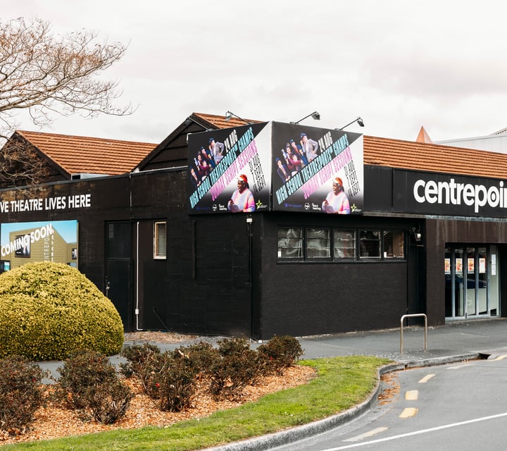Building exterior of Centrepoint Theatre.