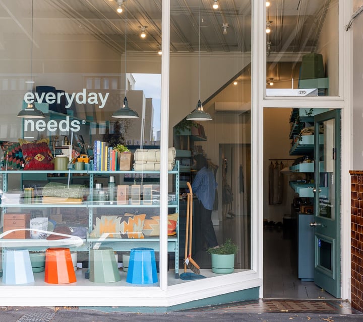 Exterior of Everyday Needs store in Ponsonby Auckland