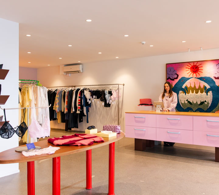 The inside of RUBY Ponsonby in Auckland.