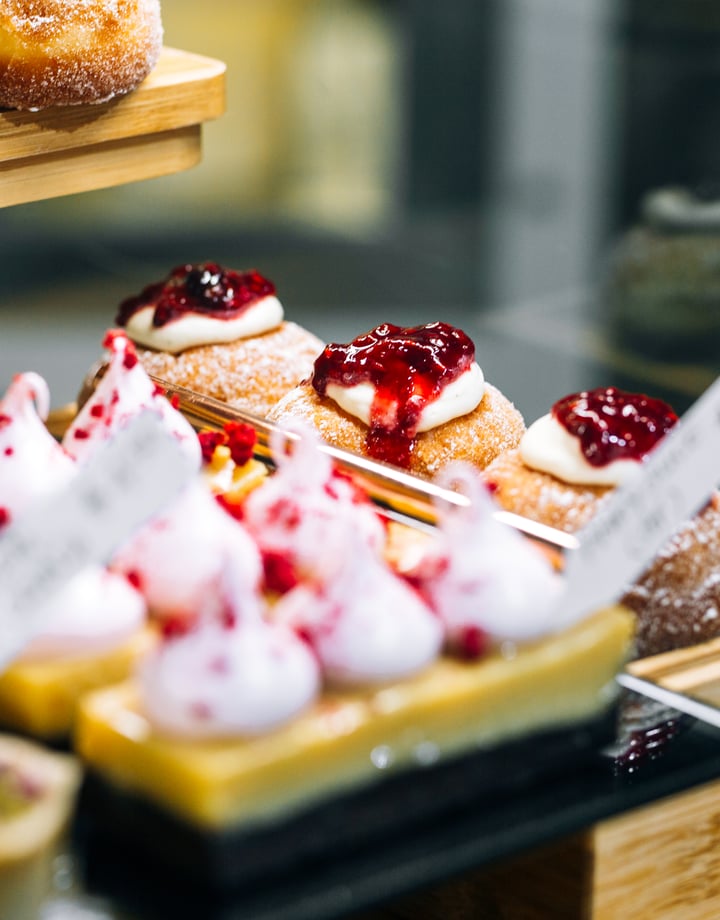 Pastries at Gather Food House in Frankton, Hamilton