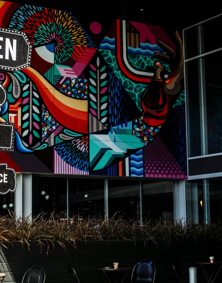 Entrance to The Colombo in Sydenham in Christchurch.