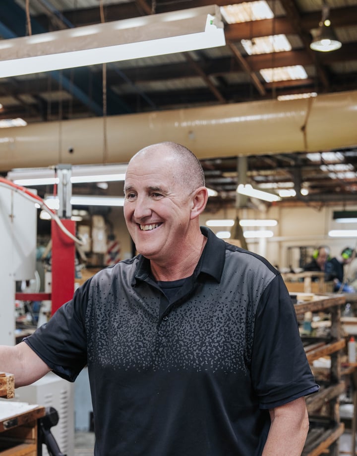 A photo of Graeme McKinlay smiling.