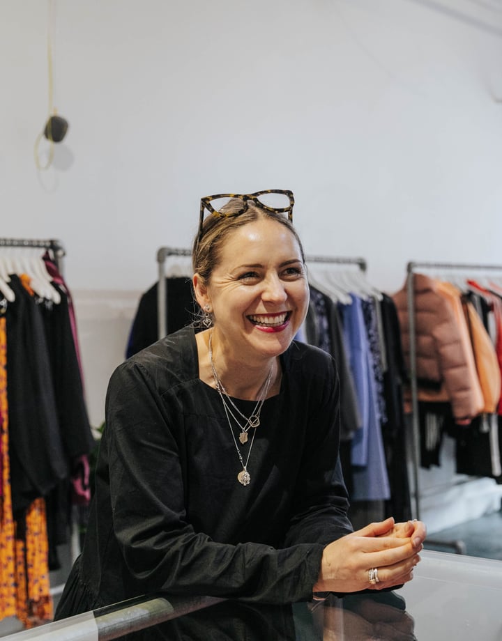A photo of Sara Munro in Company of Strangers.