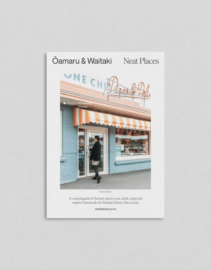 The latest edition of the Neat Places Oamaru pocket guide.