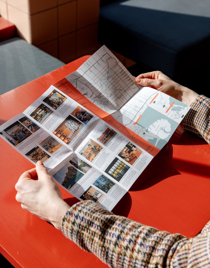 A photo of the latest Neat Places Christchurch pocket guide.